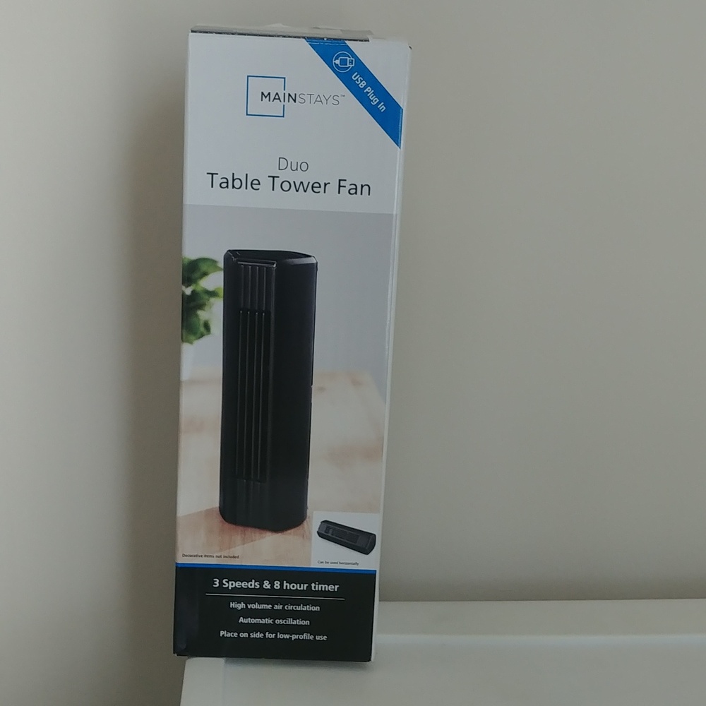 Mainstays Table Tower Fan